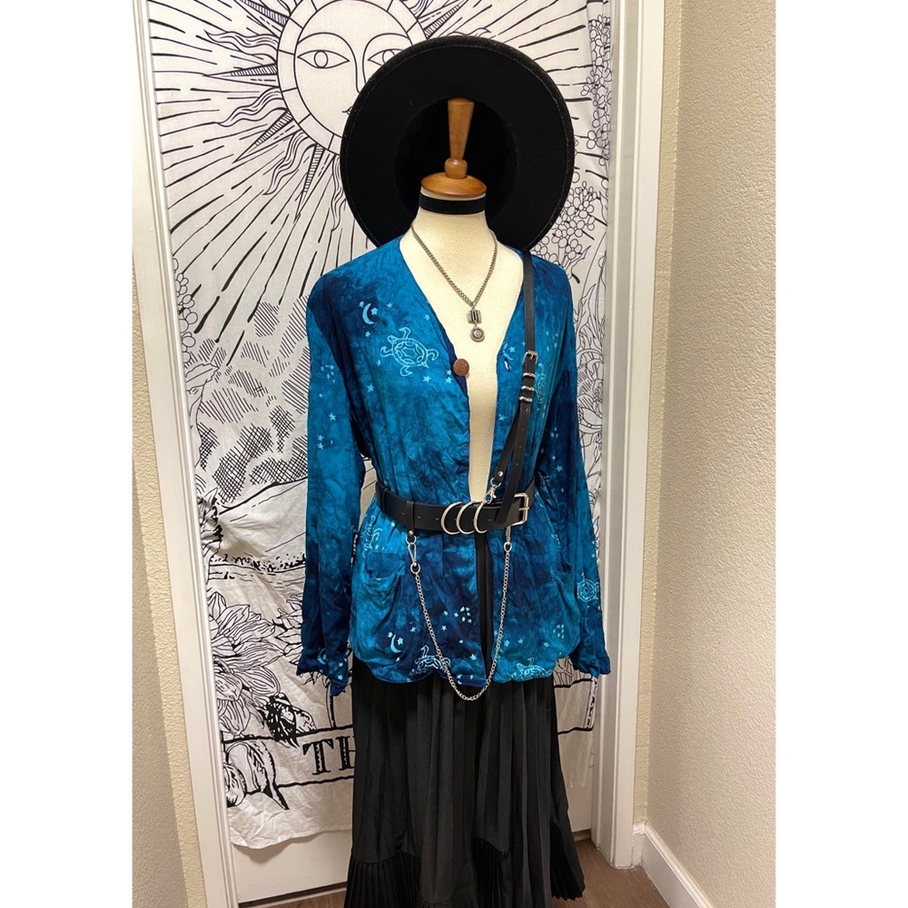 🌈 Amazing Vintage star tie dye cardigan - Picture 12 of 14